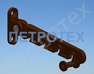 Ограничитель пластмассовый на окна ПВХ, коричневый, 1блистер=1шт. Ограничитель пластмассовый на окна ПВХ, коричневый, 1блистер=1шт.