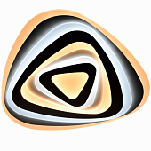  Светильник потолочный LED Bionika Amber СЛЛ 120Вт регулир цвет температура пульт ДУ таймер (520х50) S=30м2 /LEEK 