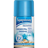 Освежитель воздуха Symphony Автомат Свежесть океана 250см3 (сменный баллон) (ф12) Освежитель воздуха Symphony Автомат Свежесть океана 250см3 (сменный баллон) (ф12)