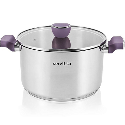 Кастрюля Servitta Viola 2,3 л Sr0298 Кастрюля Servitta Viola 2,3 л Sr0298