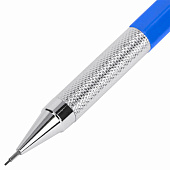 Карандаш механический 0,5 мм + грифели HB 24 штуки на блистере, BRAUBERG METALLIC-X 05, 181965