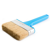 Кисть плоская Эксперт 120х25мм, натуральная щетина, синяя пластиковая ручка, АКОР Кисть плоская Эксперт 120х25мм, натуральная щетина, синяя пластиковая ручка, АКОР