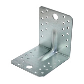  Уголок крепежный усиленный 105х105х90х1,5мм, упак 10шт, цинк 