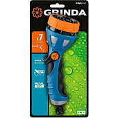  Пистолет поливочный GRINDA XM-7, металлический с TPR, 7 режимов PROLine 429150 