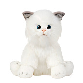 Мягкая игрушка MAXITOYS, Котик турецкая ангора, 25 см