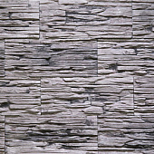  Камень искусственный  215х90 БРИЗ  арт.151 темно-серый (уп.0.5м2/26шт) 