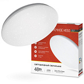 Светильник потолочный LED Ночное небо СЛЛ 48Вт 4000К (350х55мм) /IN HOME