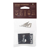  Накладки цилиндровые Code Deco Fusion DP-C-100-BLM, черный матовый 