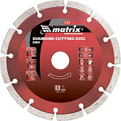  Диск алмаз. отрез. сегмент. 115 х 22,2 мм, сухая резка Matrix 