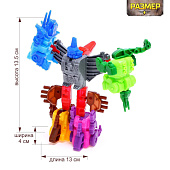 Набор роботов Динозавры, 5 трансформеров, собираются в 1 робота 6831456 Набор роботов Динозавры, 5 трансформеров, собираются в 1 робота 6831456