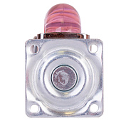  Опора колесная повор.на площ. 50мм полиур/пласт (розовый 1 шт)(30кг) 