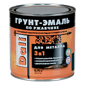 ГРУНТ - ЭМАЛЬ по ржавчине "DALI" зеленый мох RAL6005-0,75л ГРУНТ - ЭМАЛЬ по ржавчине "DALI" зеленый мох RAL6005-0,75л