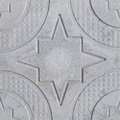  Плитка тротуарная Звезда серая 300х300х24мм (11шт/м2) 