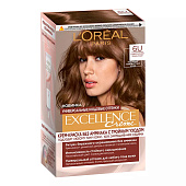 Краска для волос L'O Excellence Creme Универсальные нюдовые оттенки 6U Ун. темно-русый