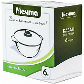 Казан для плова Мечта 6,0 л Гранит Brown 56806 Казан для плова Мечта 6,0 л Гранит Brown 56806