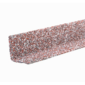  Уголок внутренний HAUBERK металлический мраморный 1250мм 