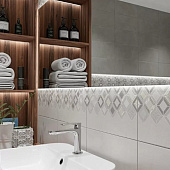  Плитка  20,1х40,5 STARCK TESSERA 2  арт. 509661101 Серый /Азори (1,22м2) 