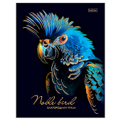 Бизнес-блокнот А5, 80 л, блок, клетка, твердая обложка, матовая ламинация, 3D фольга, Благородная птица, 80ББ5лофВ1_30945 Бизнес-блокнот А5, 80 л, блок, клетка, твердая обложка, матовая ламинация, 3D фольга, Благородная птица, 80ББ5лофВ1_30945