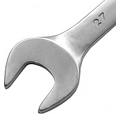 Ключ комбинированный 27мм, CrV, матовый хром, Matrix Ключ комбинированный 27мм, CrV, матовый хром, Matrix