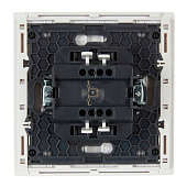  Выключатель встраиваемый 1 клавиша, цвет белый, с подсветкой, IEK FORTE&PIANO 