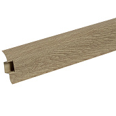 Плинтус Идеал Классик (под проводку) 55мм Дуб рустик 2.2м Плинтус Идеал Классик (под проводку) 55мм Дуб рустик 2.2м