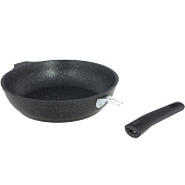 Сковорода 240/60мм Мраморная съём.руч. а/п темный мрамор (5) смт246а Сковорода 240/60мм Мраморная съём.руч. а/п темный мрамор (5) смт246а
