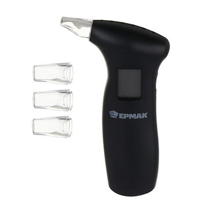  ЕРМАК Алкотестер, 4 мундштука в комплекте 