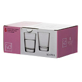 Набор стопок для водки Pasabahce Alanya 6 шт 60 мл 52440F&D Набор стопок для водки Pasabahce Alanya 6 шт 60 мл 52440F&D