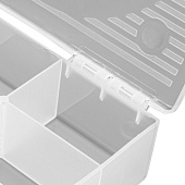 Блок для мелочей 17x16см, прозрачный матовый, Сибртех Блок для мелочей 17x16см, прозрачный матовый, Сибртех