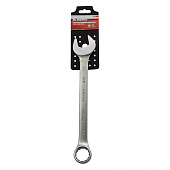  Ключ комбинированный 27мм, CrV, матовый хром, Matrix 