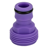 Адаптер пластмассовый, 3/4", внешняя резьба// PALISAD , 65750 Адаптер пластмассовый, 3/4", внешняя резьба// PALISAD , 65750