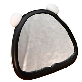 Зеркало настольное GIRLY "Half", black