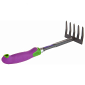  Грабли садовые с фиолетовой ручкой1035-3 