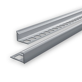 Профиль внутренний 8мм 2,7м "Деконика" 005-0 Серый Профиль внутренний 8мм 2,7м "Деконика" 005-0 Серый