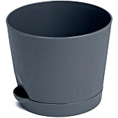 Кашпо D160мм 2,0л с/п Графит В0227 Кашпо D160мм 2,0л с/п Графит В0227