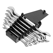 Набор ключей рожковых 6шт. (6-17мм), CrV, Elliptical, зерк. хромирование// Matrix Набор ключей рожковых 6шт. (6-17мм), CrV, Elliptical, зерк. хромирование// Matrix