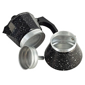  Кофеварка гейзерная 300мл из алюминия с индукционным дном 101105 