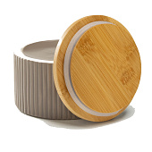 Банка для сыпучих продуктов «Дымка», 570 мл, 12х7,5 см, керамическая, бежевый 5362015 Банка для сыпучих продуктов «Дымка», 570 мл, 12х7,5 см, керамическая, бежевый 5362015