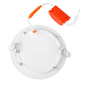Светильник точечный встраиваемый LED PPL-R  6Вт 6500К круг ультратонк (d120х20/монтажн d110-115) /Jazzway