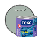 Эмаль ПФ-115 ДЛЯ МЕТАЛЛА И ДЕРЕВА светло-серая глянцевая 1,9кг/Текс