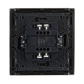 Выключатель встраиваемый проходной 1 клавиша, цвет сталь, IEK FORTE&PIANO Выключатель встраиваемый проходной 1 клавиша, цвет сталь, IEK FORTE&PIANO