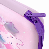 Пенал BRAUBERG KIDS большой удобный с откидной планкой, EVA, 22х15х4см, Dreamy clouds, 273507