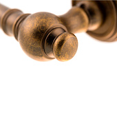  Ручка дверная RUCETTI RAP-CLASSIC-L 8 OMB старая матовая бронза 