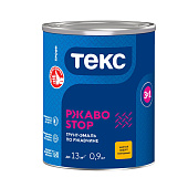  Грунт-эмаль глянцевая 3в1 РЖАВОSTOP Текс ПРОФИ желтая RAL:1003 0,9кг 