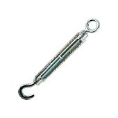  Талреп крюк-кольцо М6, DIN 1480, 1шт, цинк 