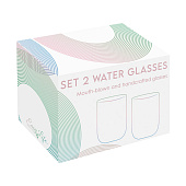 Набор стаканов для воды 0,39л,голубой "Rainbow" EL-R4003/RABL Набор стаканов для воды 0,39л,голубой "Rainbow" EL-R4003/RABL