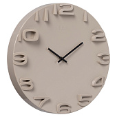  Часы настенные круг d=34,5 см, цвет корпуса бежево-серый, "Классика" Рубин 3431-001 