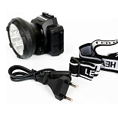 Фонарь налобный аккумуляторный LED 5362 7LED 2 режима, черный Ultraflash 11256 Фонарь налобный аккумуляторный LED 5362 7LED 2 режима, черный Ultraflash 11256