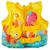  Жилет плавательный INTEX Тропические друзья, 41х30см, 3-5 лет  59661 
