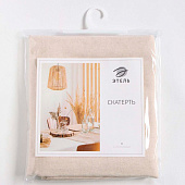  Скатерть (лен) 136х220 Этель ECO молочный 9631135 